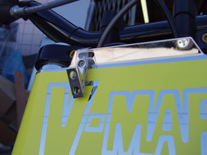 Mirror polished number plate